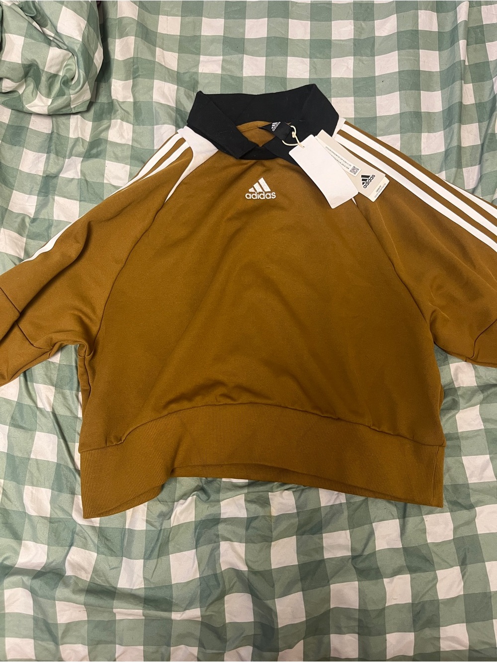 NWT adidas women’s brown sweatshirt